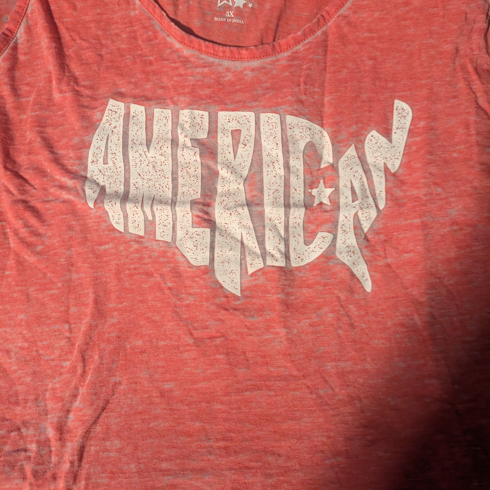 American Graphic Red T-Shirt